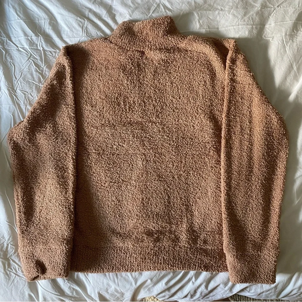 Honeydew Intimates Set Comfort Queen Half Zip Pullover & Joggers Size S in Sepia